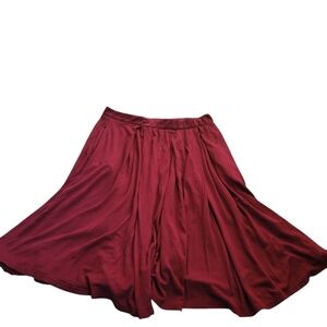 Elegant Burgundy Skirt